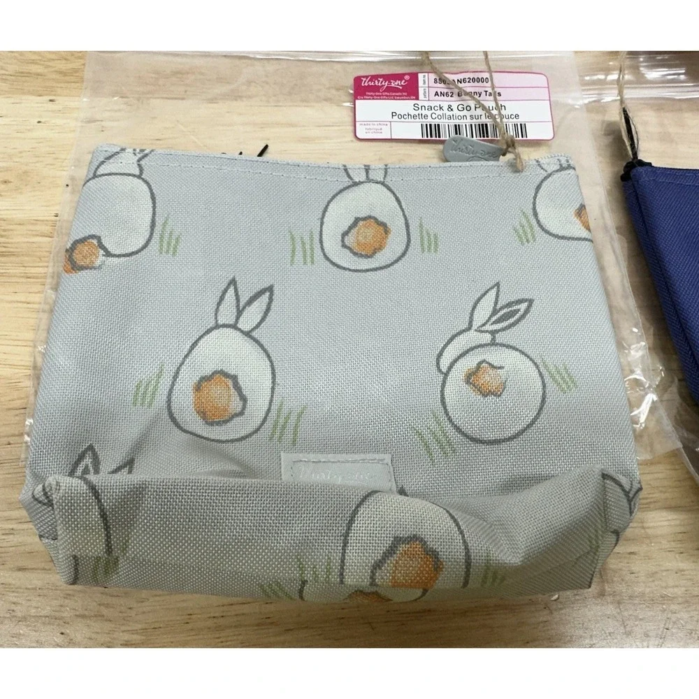 Thirty-One Lot Snack & Go Pouch Halloween Cheers Witches And Bunny Tails Easter